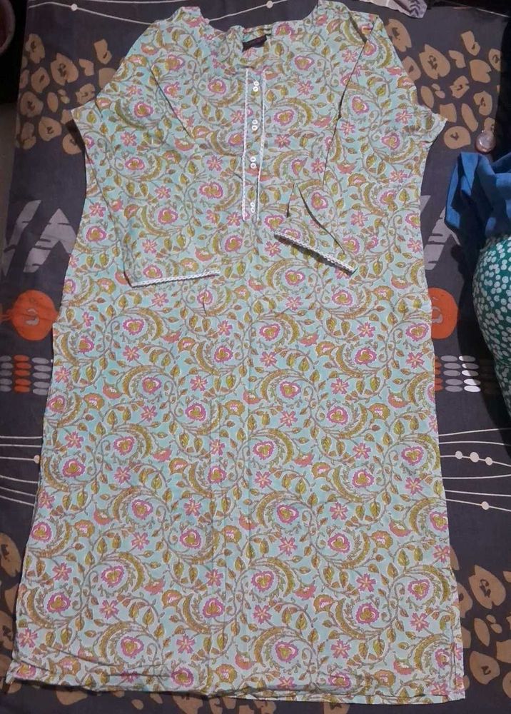 Floral Print Tunic Dress