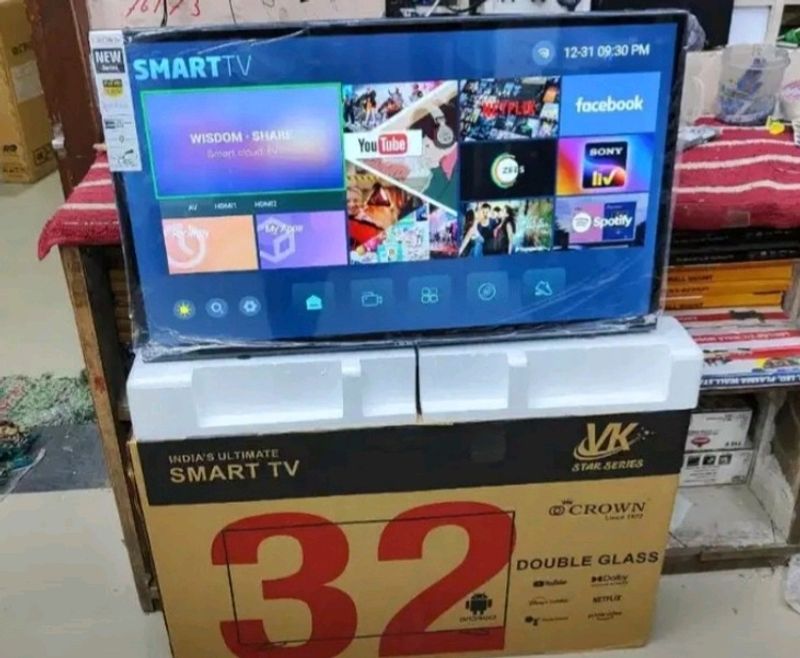 New 32 Inch Crown Led Smart Tv