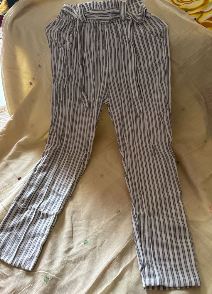 Stylish Cotton Striped Pants