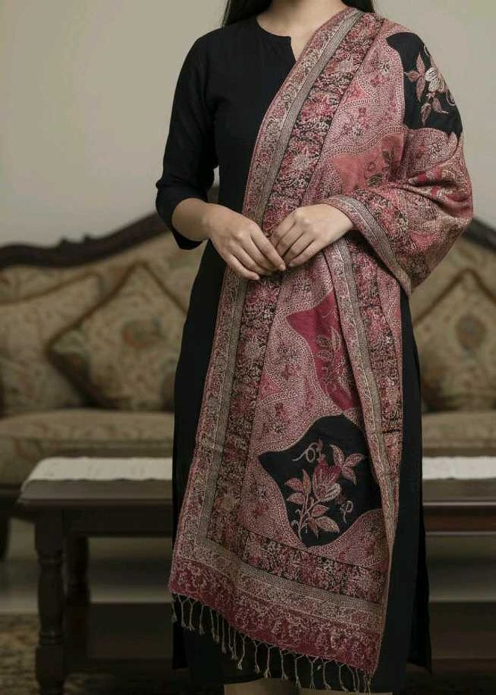 Elegant Embroidered Shawl