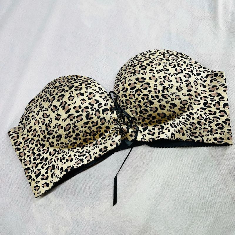 Leopard Print Bra
