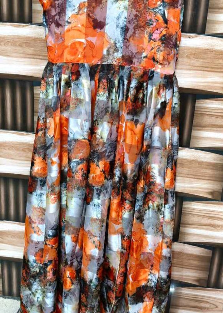 Floral Print Maxi Dress