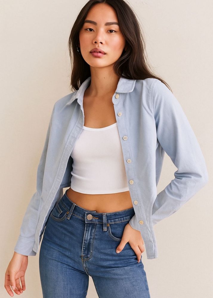 Blue Tie Shirt