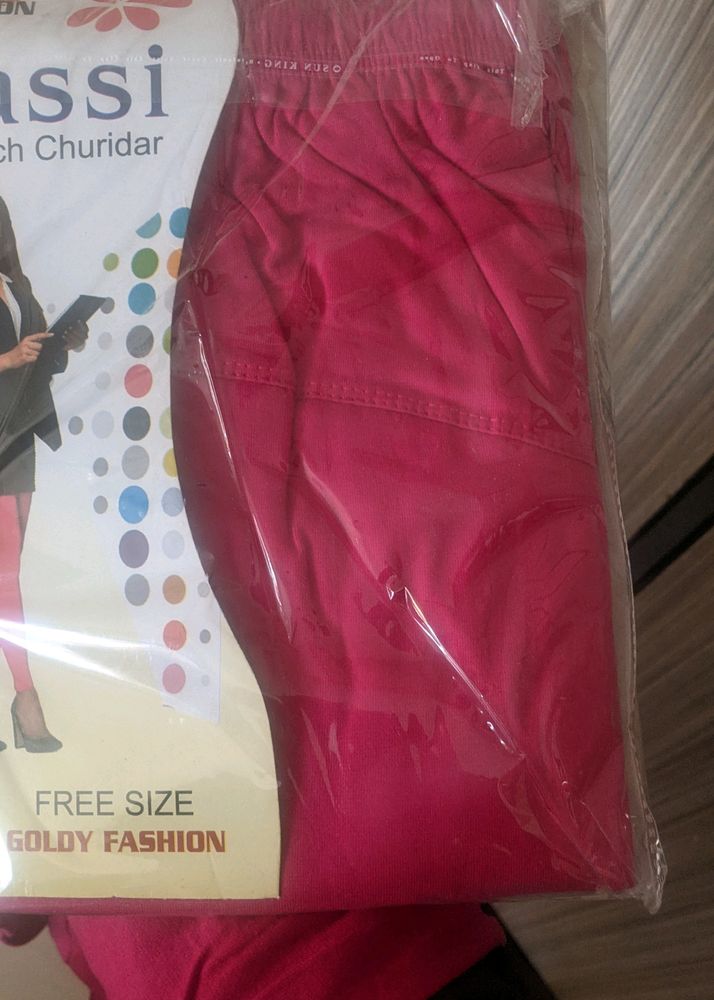 Cotton Lycra Leggings FREE SIZE