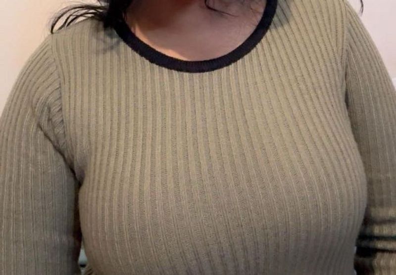 Olive Green Ribbed Knit sweater