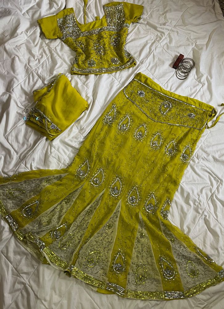 y2k Bollywood embellished Lehenga choli