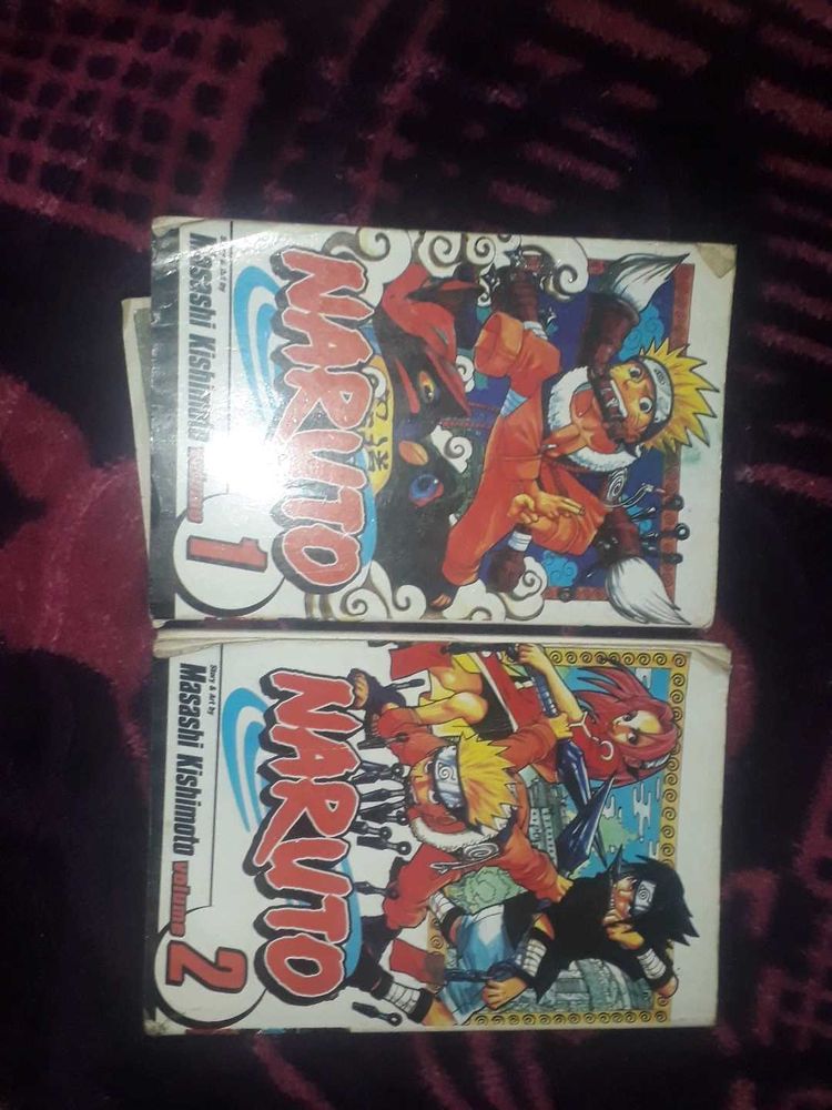 Naruto Anime Manga Volume 1 And 2
