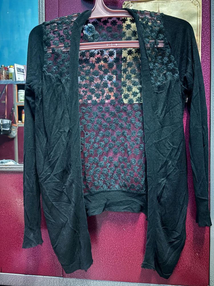 Lace Detail shrug