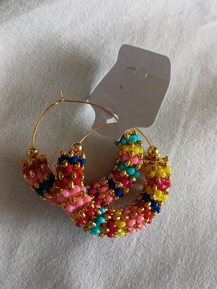 Pair Of Multiple Color Earring