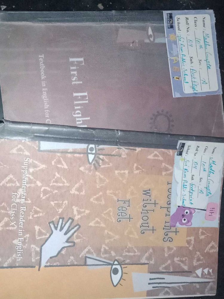 First Flight Footprints Without Feet Books Class10