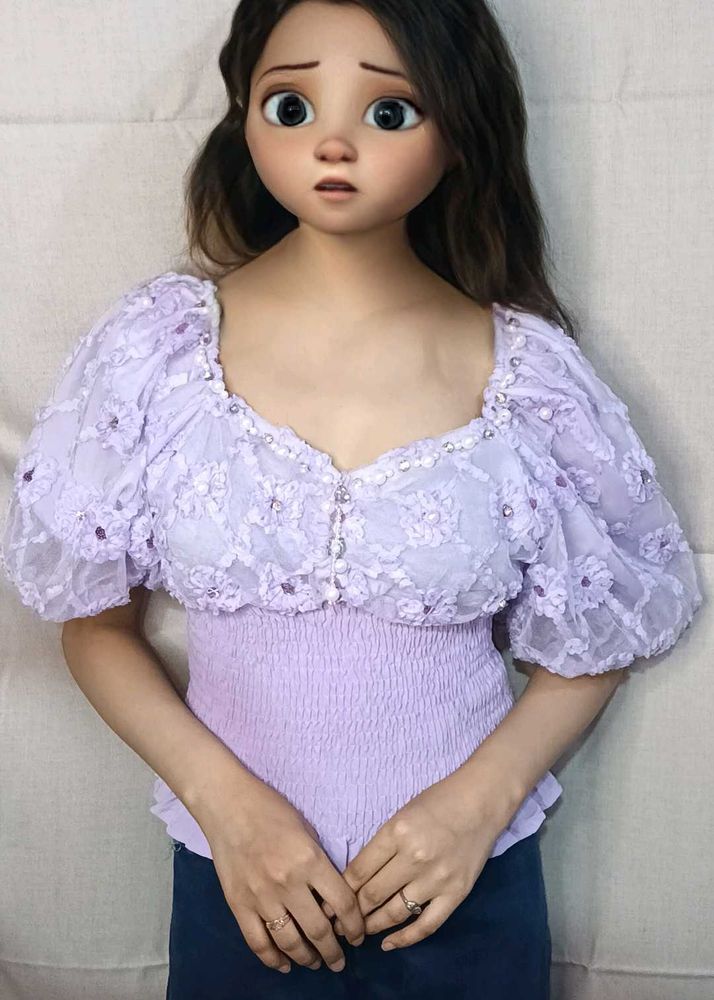 Cute purple top