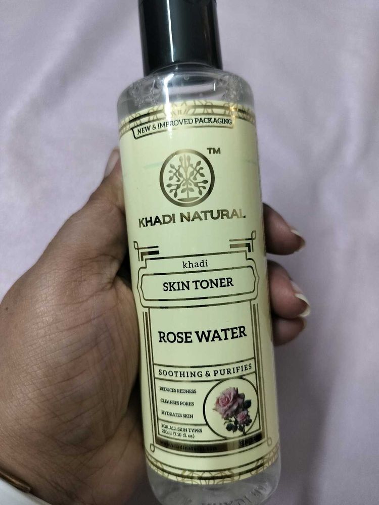 Unused Brand New Khadi Natural Rose Water