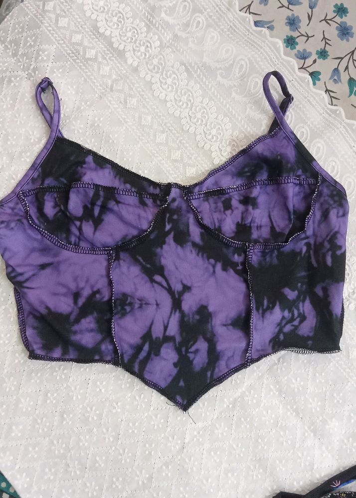 DARK DYE SHEIN CORSET TOP 🖤 SWAP