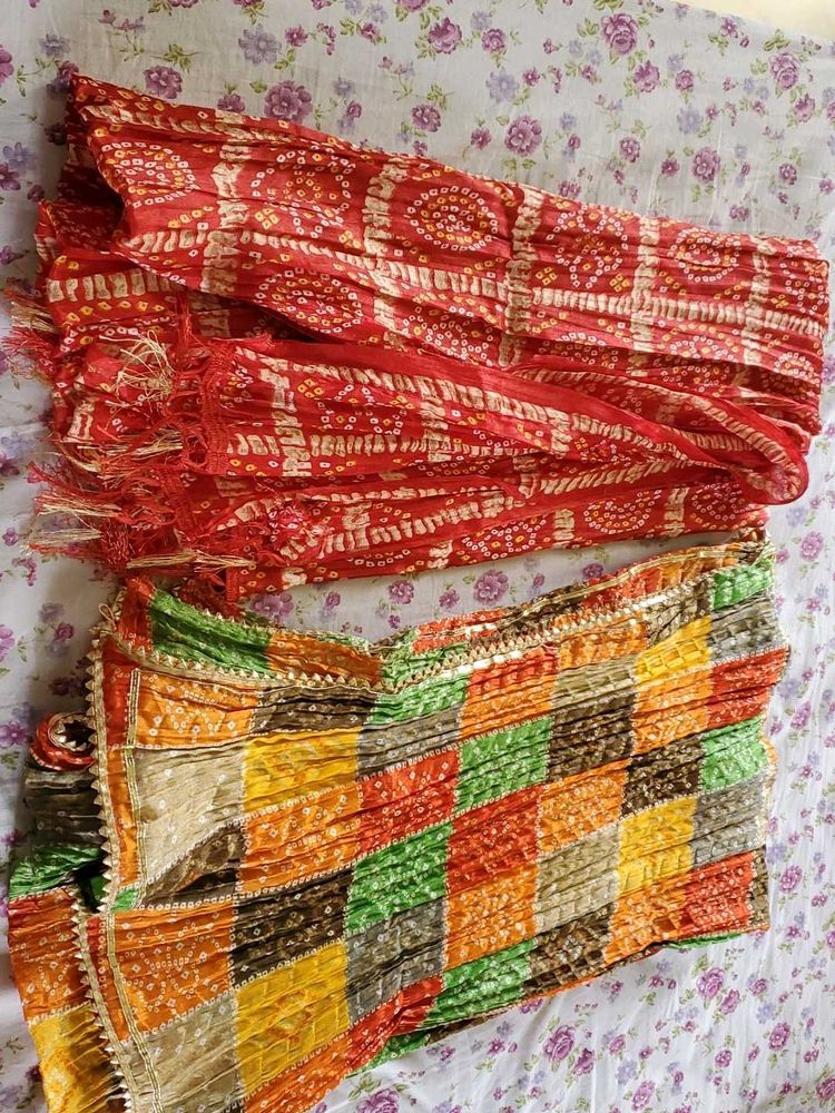 Bandhani Dupatta Set