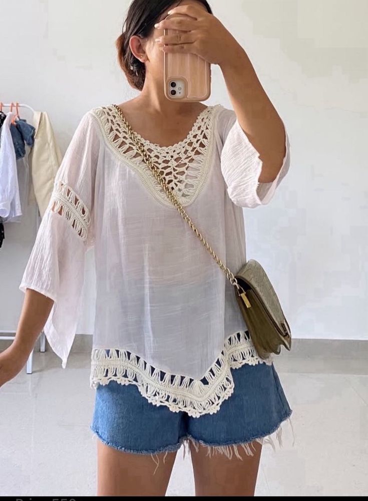 crochet Work, Elegant Top, Detailing Is Perfect