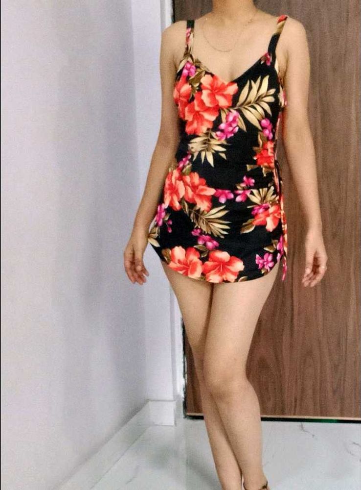 Floral premium padded Bodysuit/Swimsuit