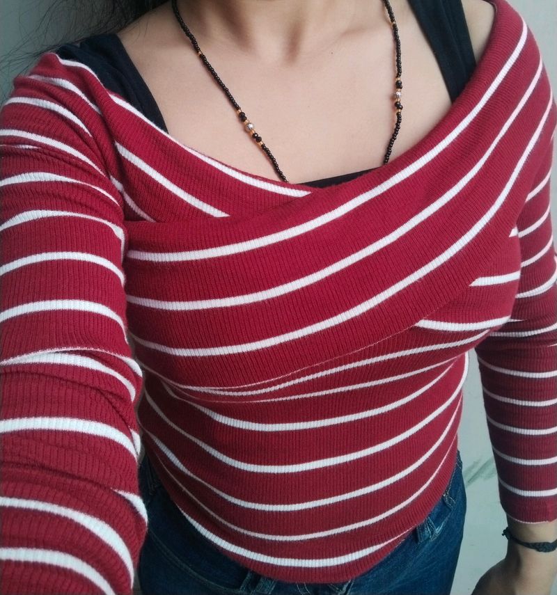 Maroon Top