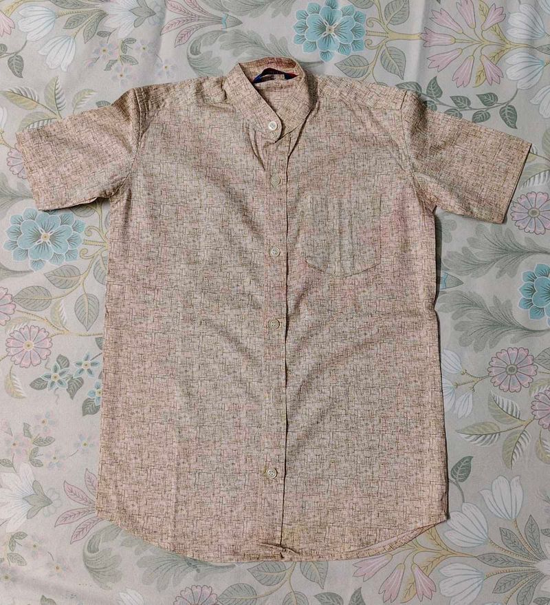 Casual Patterned Boys Shirt