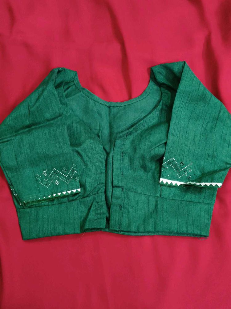 Emberld Green tailore made Blouse