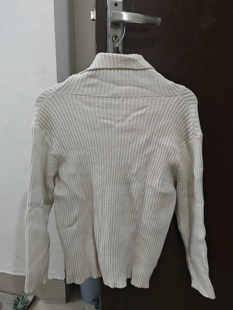 Ribbed Turtleneck Sweater