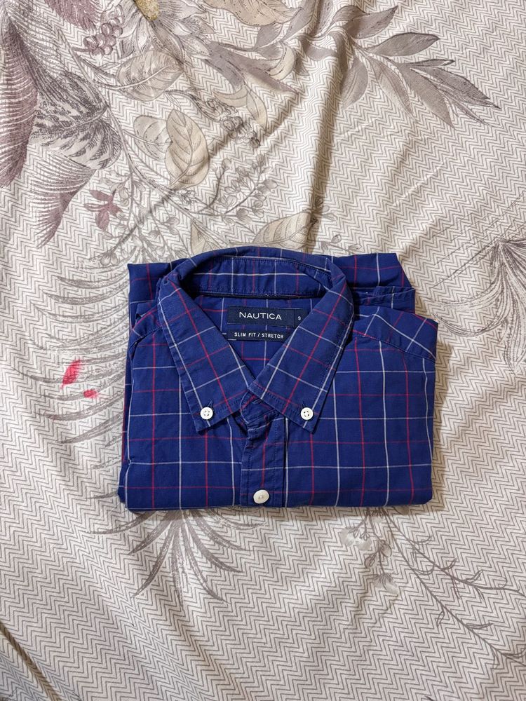 Nautica Slim Fit Plaid checkerd Shirt