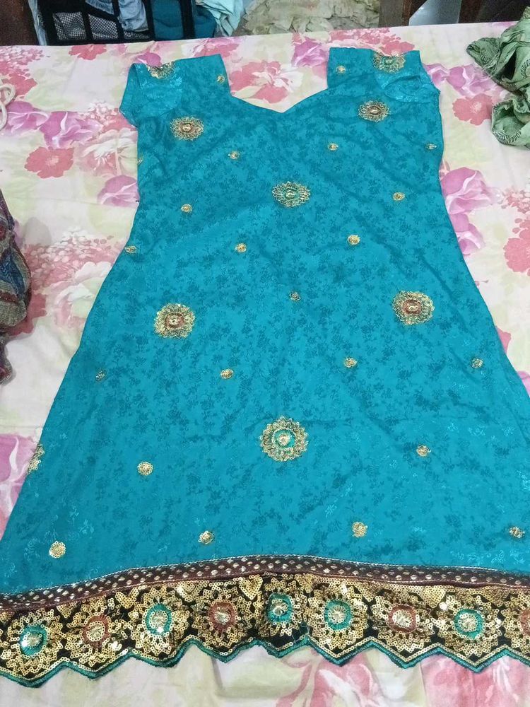 New Not Used Chumki  Party Wear Kurta
