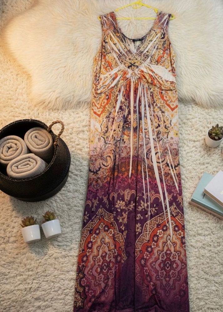 Paisley Maxi Dress