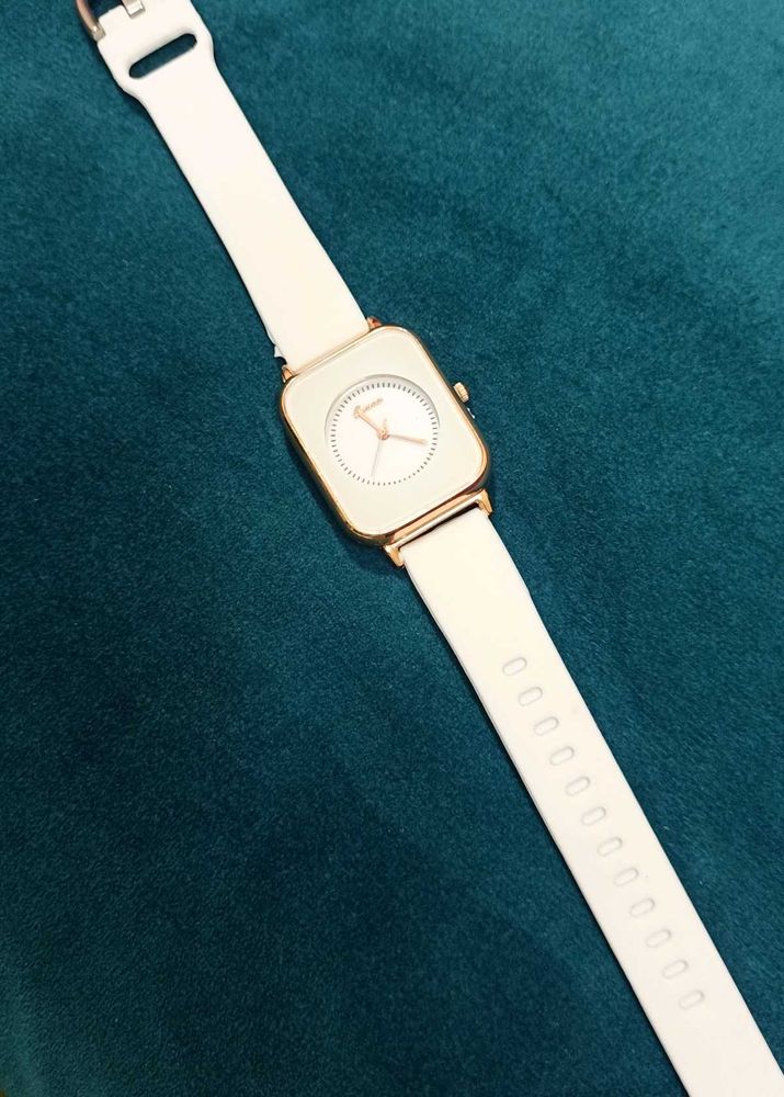 Elegant Minimalist White Watch
