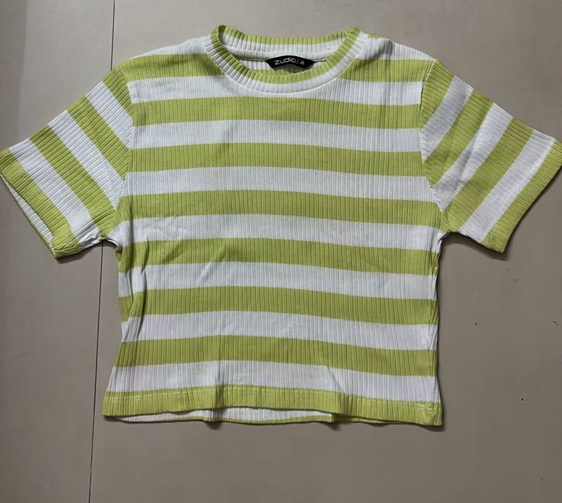 Striped Crop Top