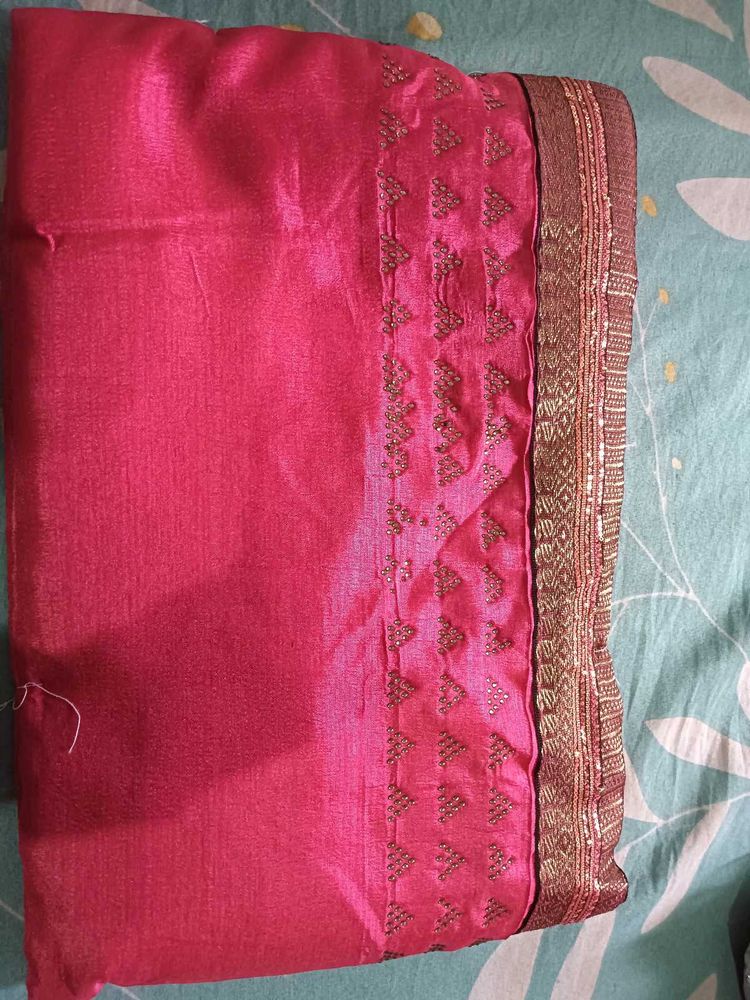 Elegant Pink Saree