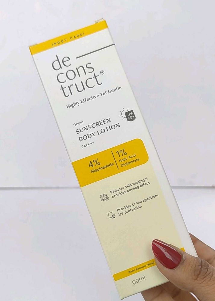 Deconstruct Detan Sunscreen Body Lotion