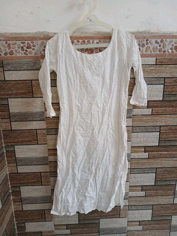 shiffi work White Kurta