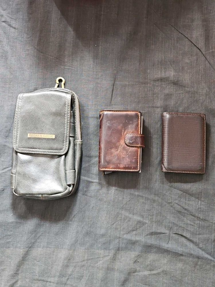 Combo of 3 stylish Leather Products