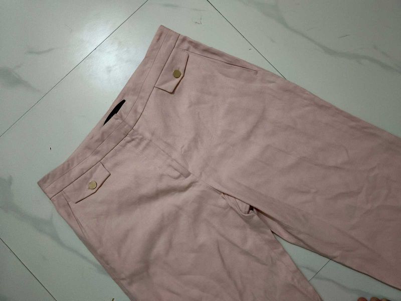 Pink Casual Pants