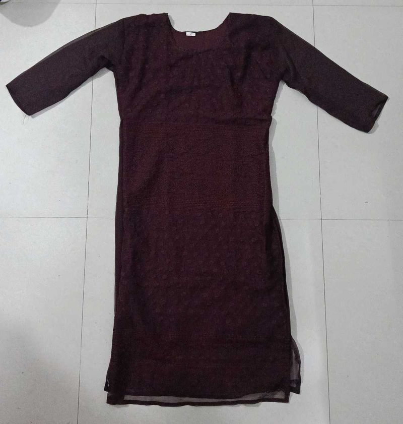Elegant Maroon Kurta