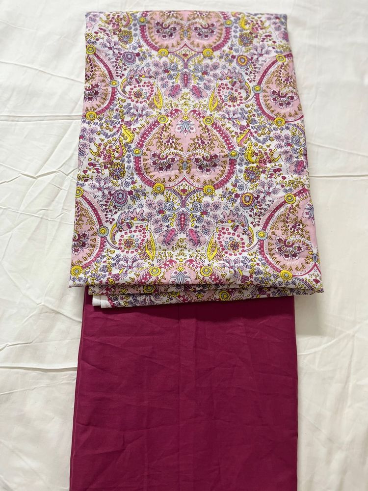 Pure Cotton Suit Unstitched