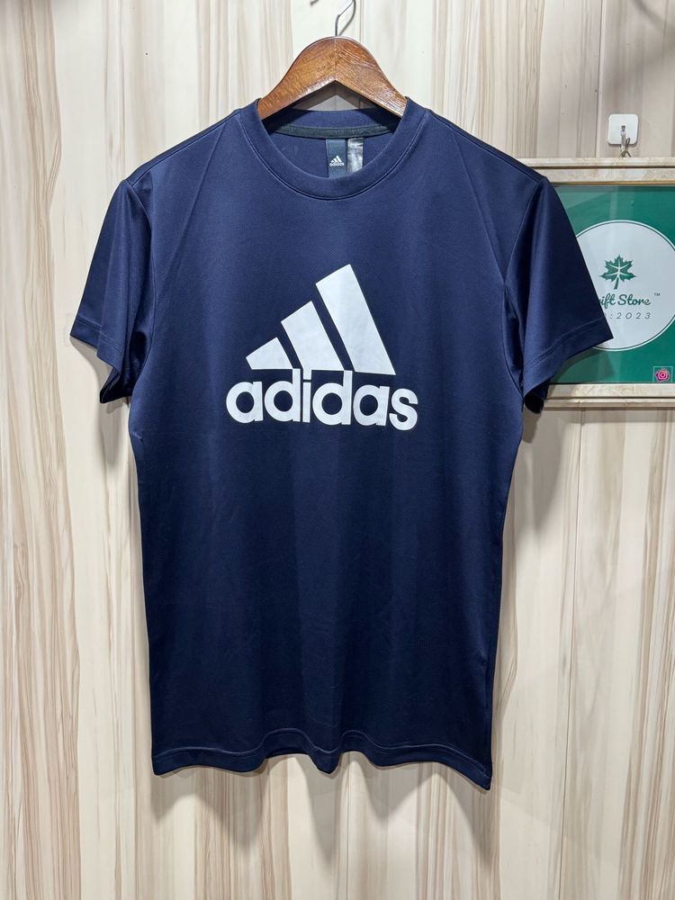 Adidas Aeroready Navy Blue DriFit TShirt