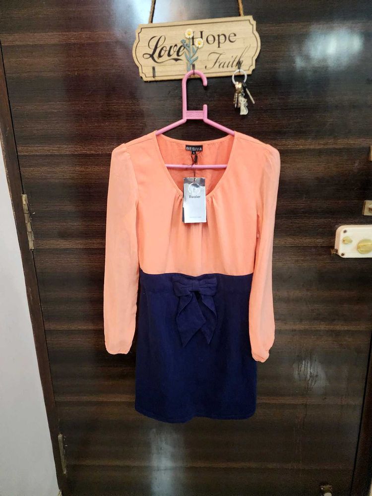 Formal Bow Dress - NEW with Tags