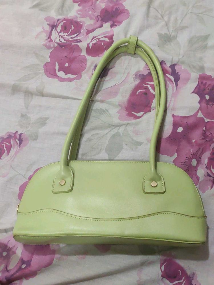 Pistachio Long Strap Bag