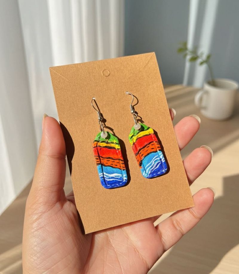 Funky Colorful Earrings