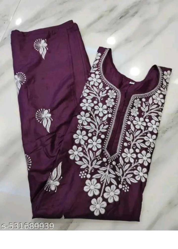 Elegant Embroidered Kurta Set