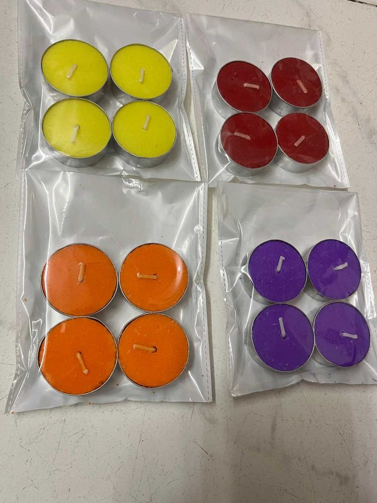 NEW CENTED Tea Light Candles (Set of 4)