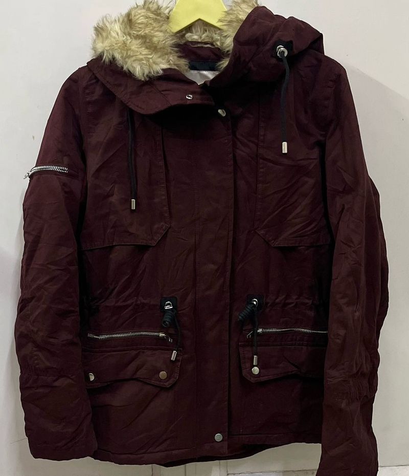 Bershka peacoat