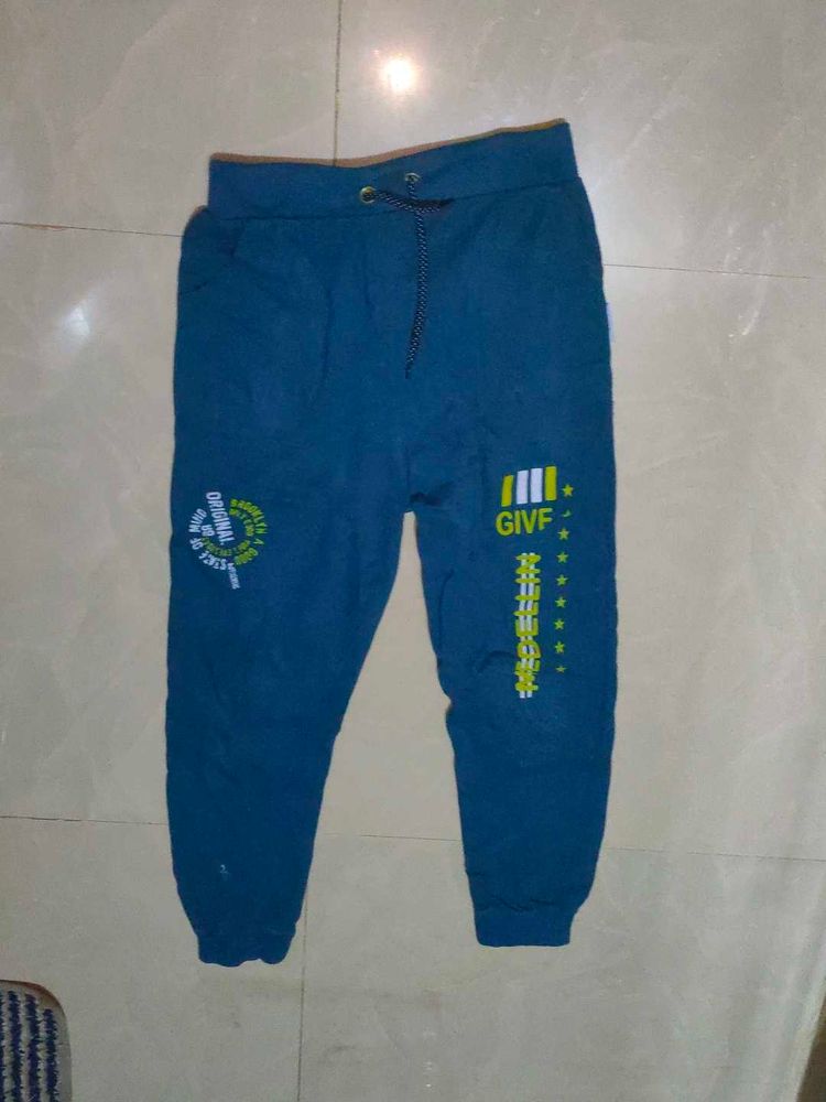 girls Blue Track Pants