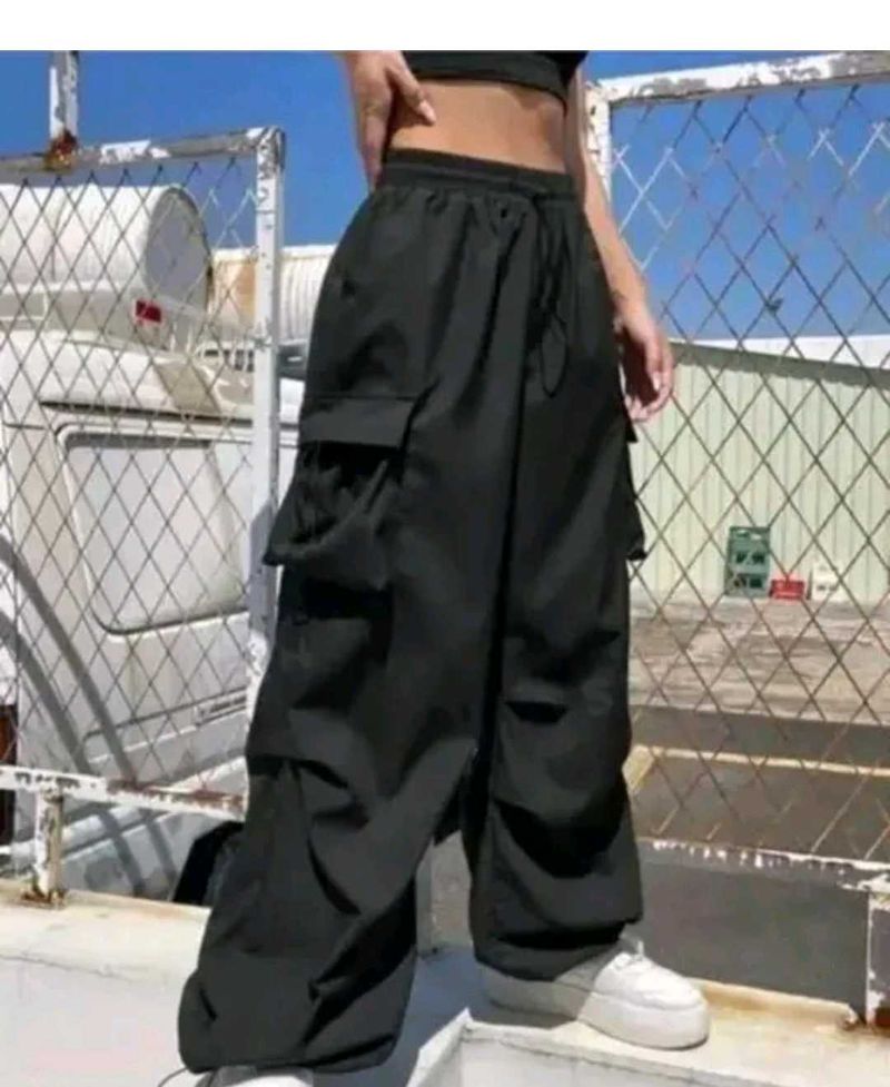 Cargo Parachute Pants From Myntra