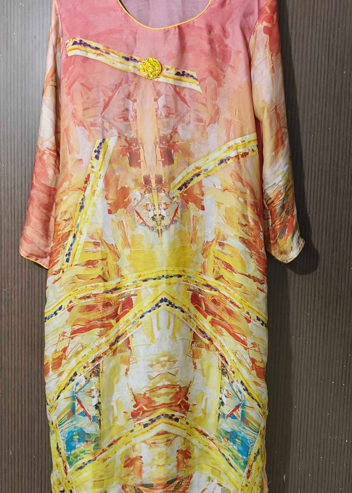 Multi Colour Transparent Kurta