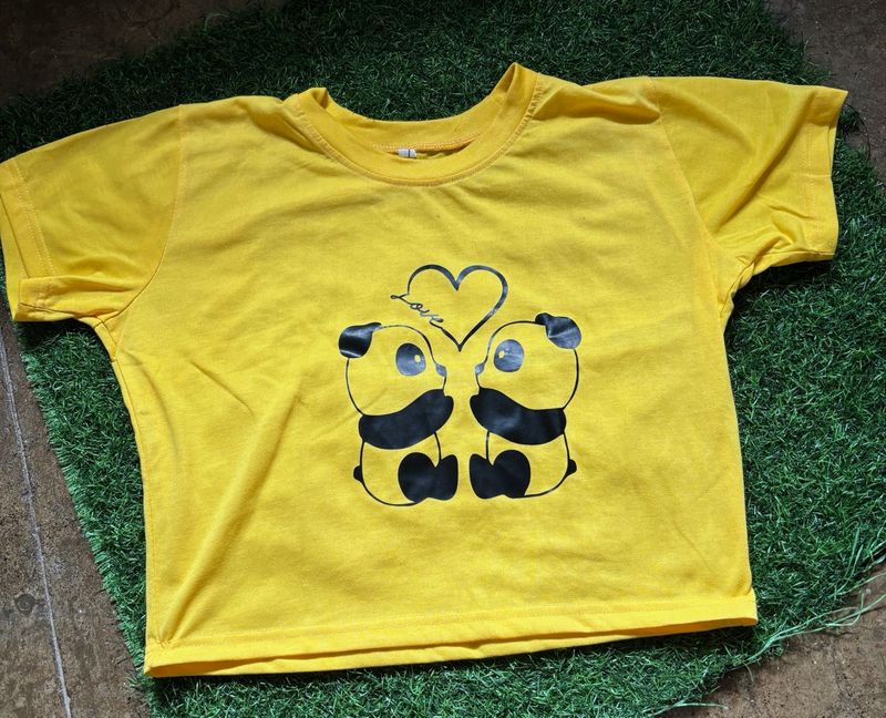 Cute Panda Graphic Tee