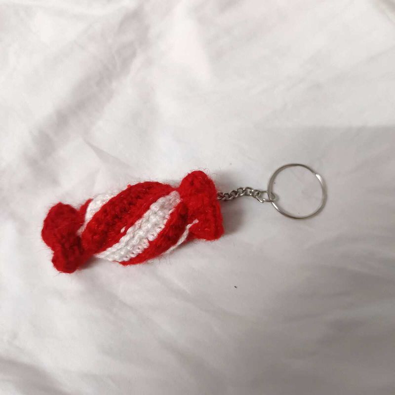 Crochet Candy Keychain 🍬