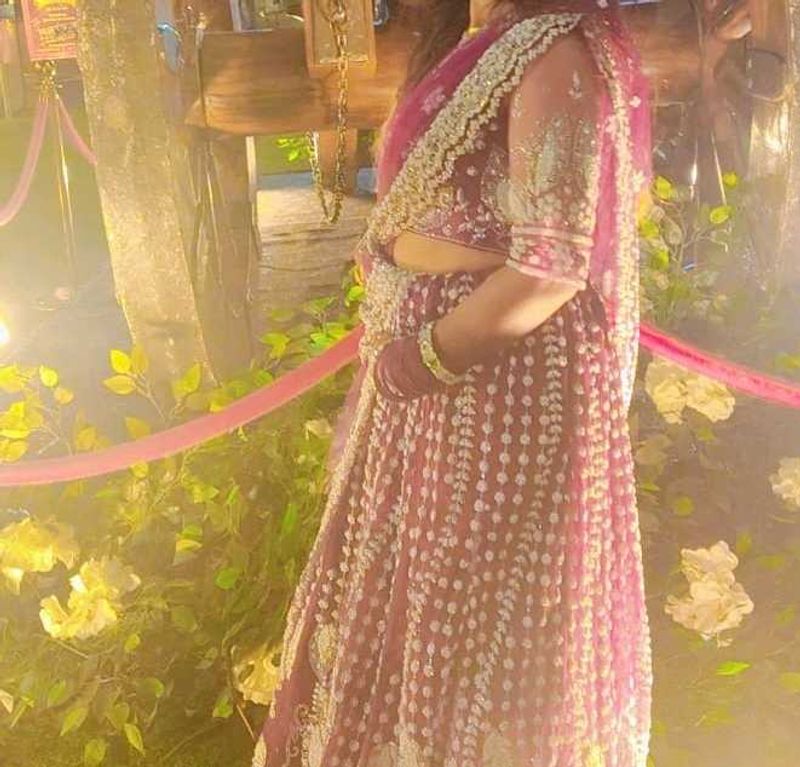 Elegant purple &amp;  Lehenga Choli