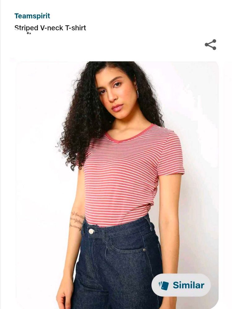 2 Stripped Comfy Cotton T-Shirts